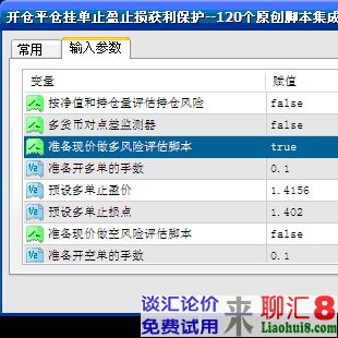 准备现价做多风险评估脚本